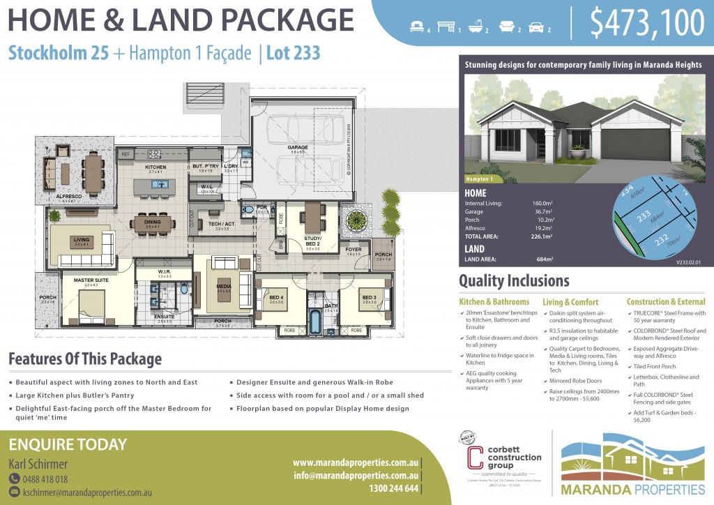 Maranda Properties House & Land Package